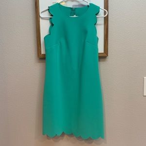 J Crew Scalloped Dress